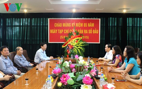 ຜູ້ອຳນວຍການໃຫຍ່VOVອວຍພອນ85ປີແຫ່ງວັນສ້າງຕັ້ງວາລະສານກອມມູນິດ